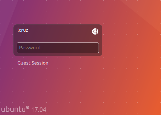 Iniciar sesion en ubuntu